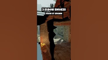 HOW TO SMOKE ELBOW from CT SPAWN on Ancient (CS2)  #cs2 #counterstrike2 #cs2clips #shorts
