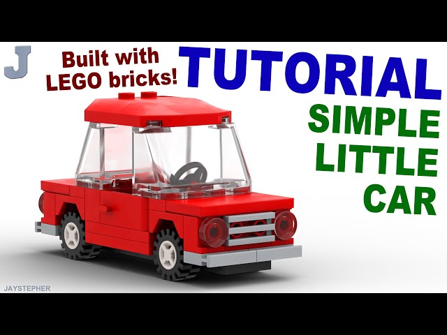 Simple Little LEGO Car How To Tutorial 