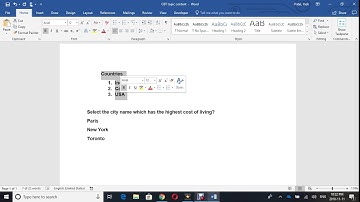 How to add bullet , Numbered , nested and check lists in the WORD document