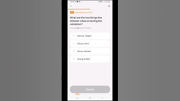 What are the two things the attester votes on during the validation?