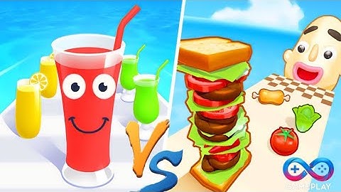 Sandwich Runner | Juice Run - All Level Gameplay Android,iOS - NEW APK GIGA UPDATE
