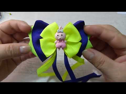 Como Hacer Lindos faciles Moños de Liston tutorial, manualidades