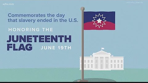 ¿Qué simboliza la estrella blanca de la bandera de Juneteenth?