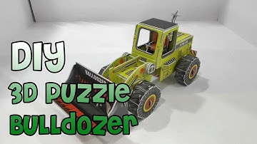 3D Puzzle Bulldozer