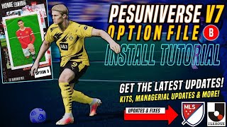 PESUniverse v7B FRESH Install Tutorial | REAL 2021-22 Kits, Transfers & Stat Updates | PES 2021