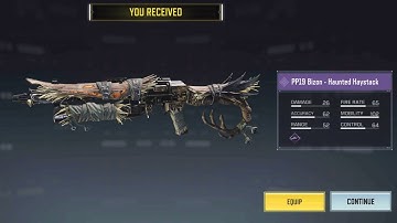 EPIC PP19 Bizon - Haunted Haystack GAMEPLAY in COD Mobile | Wisdom Frost