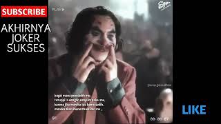 Akhirnya JOKER tersenyum kembali