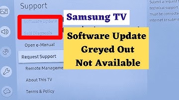 How to Fix Samsung TV Software Update Option Greyed Out || Samsung TV Software Update Not Available