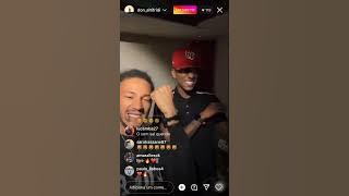 Menor mc e Don Altifridi em estúdio