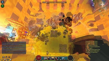 Trove: Winter Giant Farm(lava trap) in work