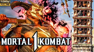 MK1 *MASTERY GENERAL SHAO* KLASSIC TOWER GAMEPLAY!! (SUB ZERO AS KAMEO) 1080p 60 FPS (MK12)