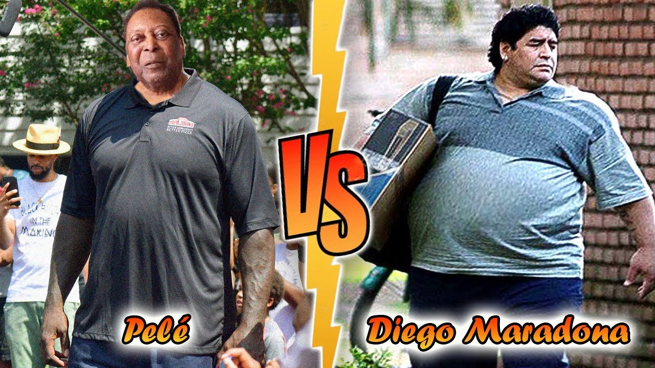 Pelé VS Diego Maradona Transformation ⭐ 2022 | The King VS The Golden Boy 🐐🐐