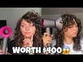 HOW TO DIFFUSE CURLY HAIR! DYSON SUPERSONIC REVIEW!