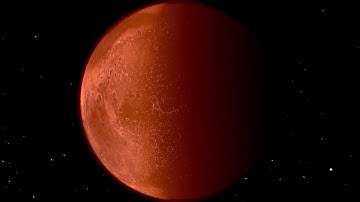 Mars rotating 3D animation