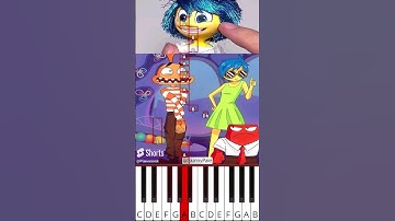 I made an Inside Out JOY! (@SkinnyPale) Inside out 2 Animation - Octave Piano Tutorial