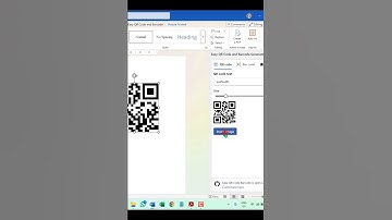 CARA CEPAT MEMBUAT QR CODE ATAU BARCODE DI MICROSOFT WORD #tipspraktis #isnainipanglima