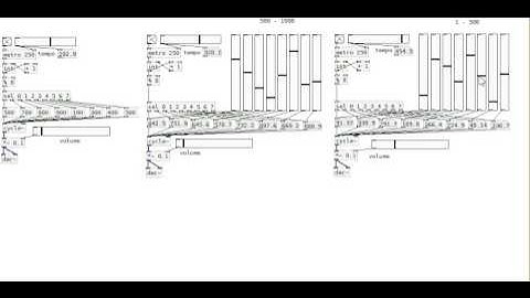 100 Pure Data experiment No.004 - Sequencers