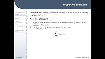 BIOS 660, Lecture 5 - Random Variables