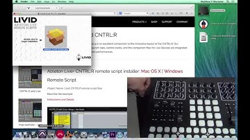 Livid CNTRL:R - Ableton Live setup instructions