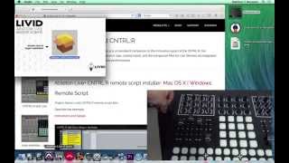 Livid CNTRL:R - Ableton Live setup instructions