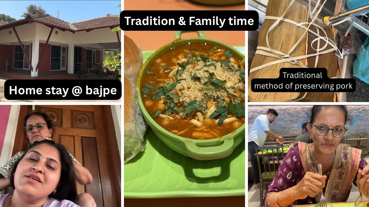 ✨Life in Mangalore😍 | Breakfast, Home Stay at bajpe🏡Traditional Pork Salad🥰✨