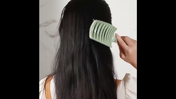 Lược Gỡ Rối, Làm Xoăn, Chải Tóc Massage Da Đầu Dạng Cong