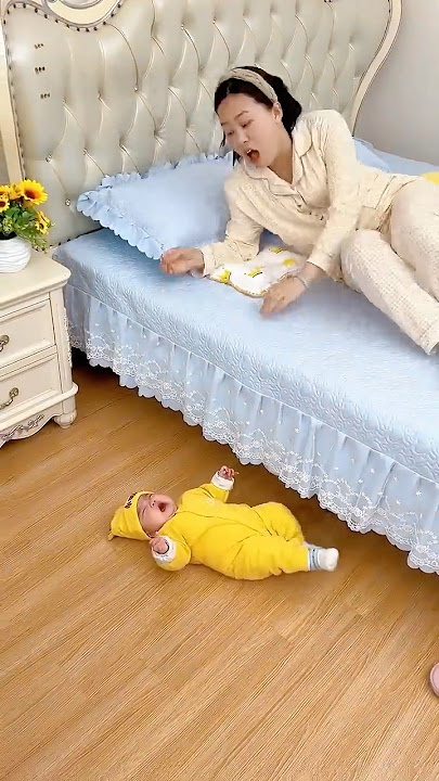 The installation is too simple, and I'm no longer afraid that the baby will fall off the bed #Shorts