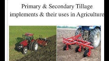 Primary and secondary tillage implement #tillage#tillageimplements#agriengineering