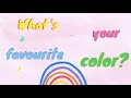 Favorite Colors Quiz