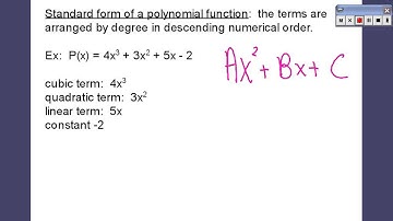 video lesson   alg  2   5   1 classifying polynomials