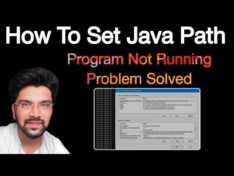 How To Set Java Path (Hindi) | Java Program Not Running Problem | Java Environment Variable Setting