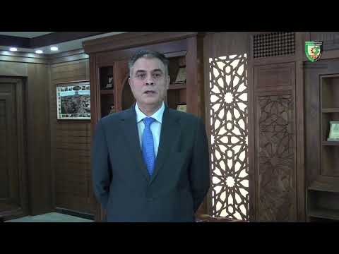 رئيس جامعة البلقاء التطبيقية الاستاذ الدكتور عبدالله سرور الزعبي يهنئ الطلبة المقبولين في الجامعة