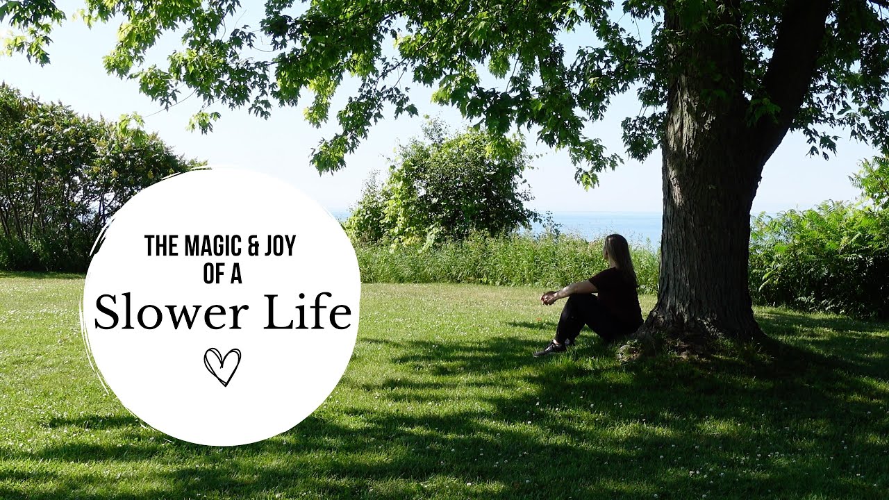 12 Tips for Living a Slower Life 😌 (for busy people) - YouTube