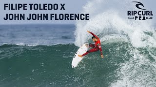 Filipe Toledo x John John Florence - Quartas de Final 2 - Rip Curl Pro Bells Beach 2022
