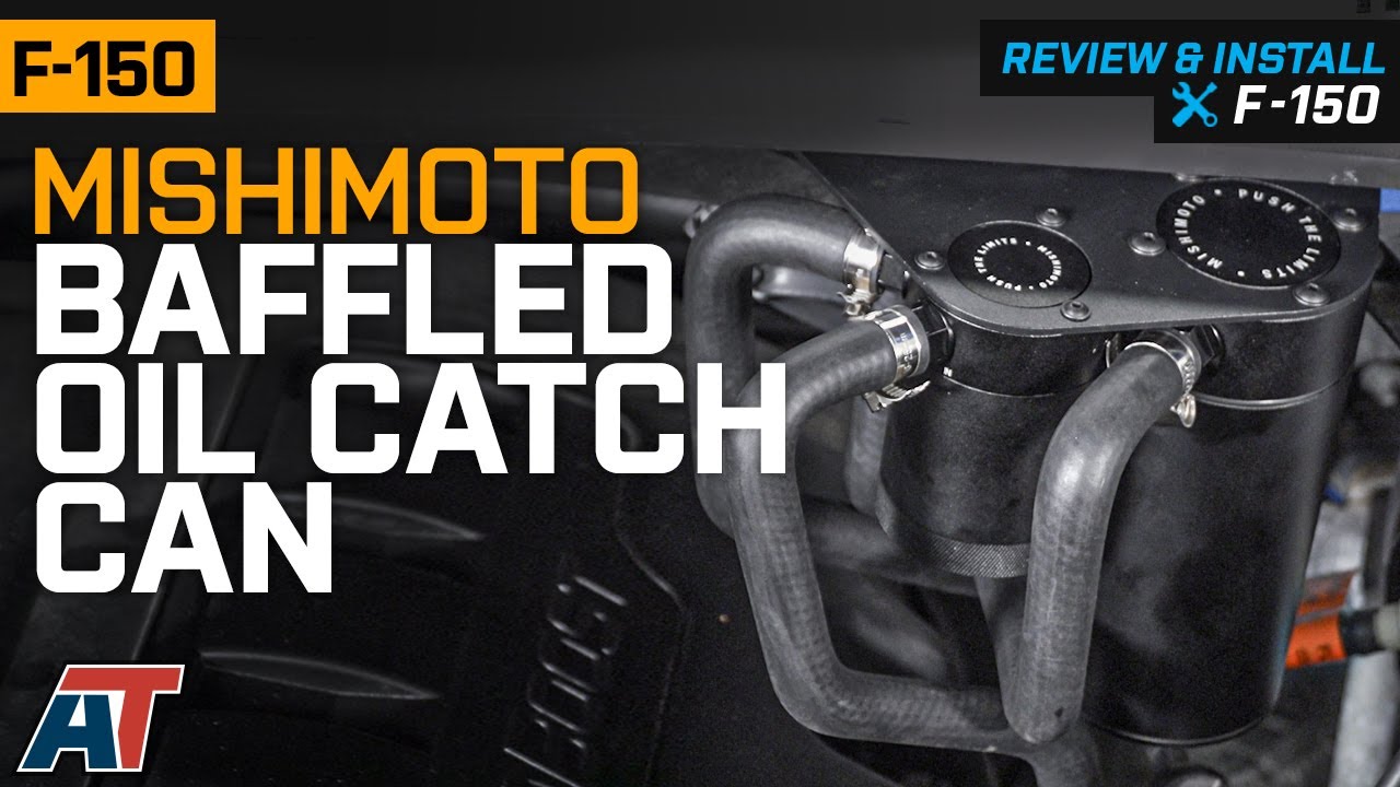 2015-2016 F150 3.5L Ecoboost Mishimoto Baffled Oil Catch Can
