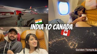 India to Canada Journey 🇮🇳✈️🇨🇦 || Aage Canada Vapis🥺 || @JassArsh