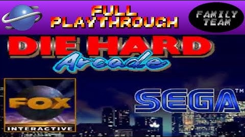 [Sega Saturn] Die Hard Arcade/Dynamite Deka ~ Full Game (with DEEP SCAN!)