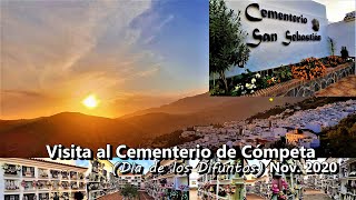 Visita al Cementerio de Cómpeta. (Dia de los Difuntos). Nov.2020.(4k).