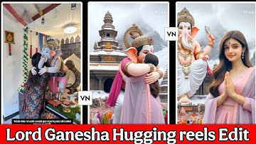  Ganpati Bappa Ai Hugging video Editing | Trending Lord Ganesh Hugging Ai Video Editing | Pixverse