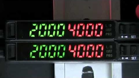 Panasonic FX-500 Fiber Optic Sensor w built-in Logic Control Acumo AB.avi