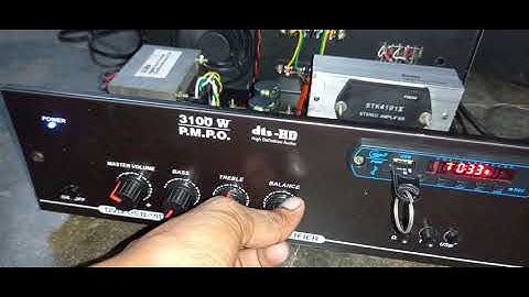 STK4191 based Stereo Amplifier