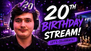 🔴 LIVE: Celebrating My 20th Birthday! 🎂 Playing Games with Chat!