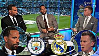 Manchester City vs Real Madrid 4-3 UCL Post Match Analysis by Rio Ferdinand, Lescott and McManaman