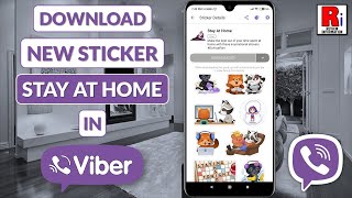 How To Download New Stay At Home Sticker In Viber screenshot 1