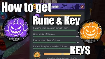How to get the Rune & Key in Keys | Halloween Spotlight