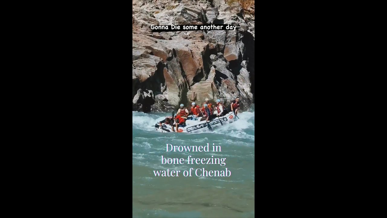 Drowned in freezing water of Chenab river 