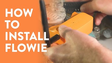 How to install the Flowie water flow sensor in seconds