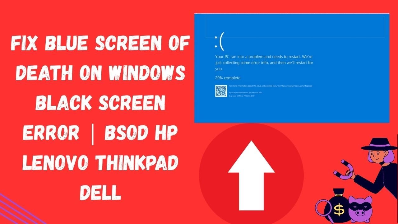 Fix Blue Screen of Death on Windows Black Screen Error | BSOD Lenovo ...
