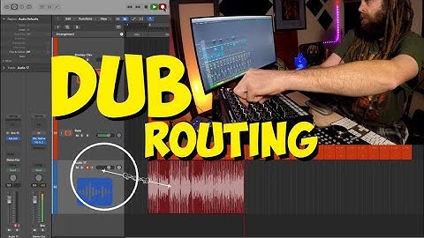How to DUB recording your live performance in your DAW [Routing Tracks] LOGIC PRO X