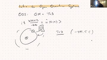 Ilya Sinayskiy: Foundations of Theoretical and Computational Open Quantum Systems, Lecture 1